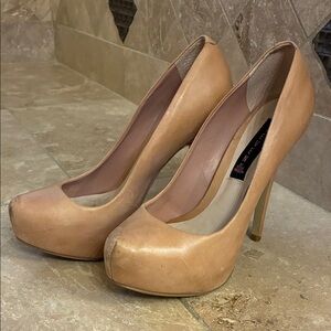 Steven By Steve Madden Tan Heels